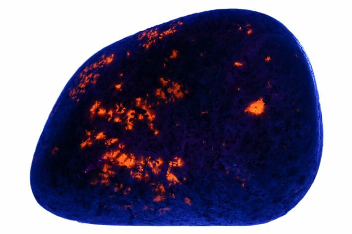 Polished Yooperlite Pebble - Highly Fluorescent! #177465